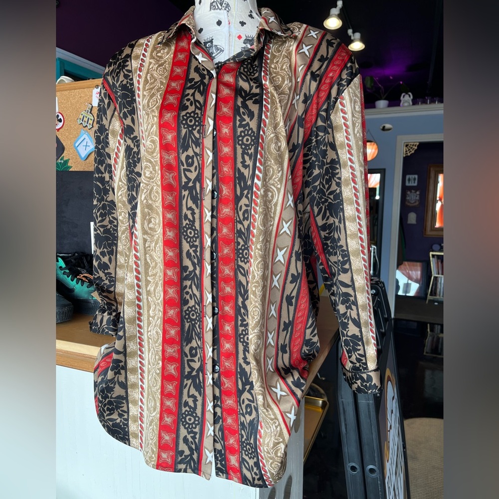 Vintage 90’s Top Notch women’s long sleeve blouse